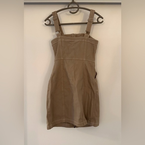 NWT  Camel Zip-up Overall‎ Dress Size 2 - Picture 4 of 5